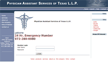 Tablet Screenshot of paservicesoftexas.com